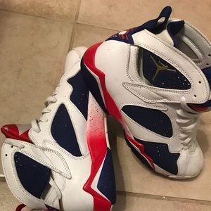 Nike Air Jordan 7 retro tinker Olympic (like new)